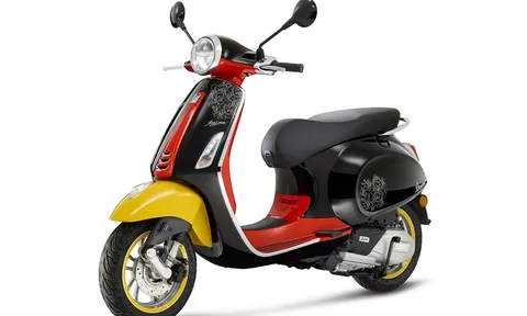 Mẫu xe mới Vespa Primavera bản chuột Mickey rục rịch về Việt Nam, ngoại hình miễn chê