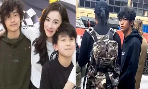 Bắt trọn khoảnh khắc hiếm có của Tạ Đình Phong và con trai 