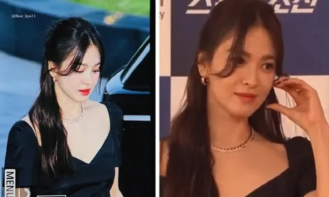 Song Hye Kyo đẹp phát sáng qua camera thường tại thảm đỏ Rồng Xanh