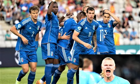 Ý bất ngờ bị đàn em Haaland gieo rắc 'cơn ác mộng' tại U21 châu Âu