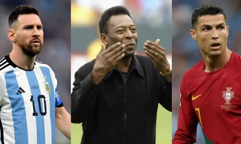 Messi chính thức vượt qua 'Vua bóng đá' Pele, hơn Ronaldo 2 bậc