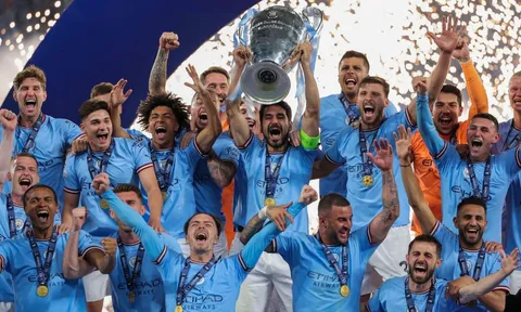 Nhìn lại năm 2023 lịch sử của Man City: Bản lĩnh, cảm xúc và vĩ đại