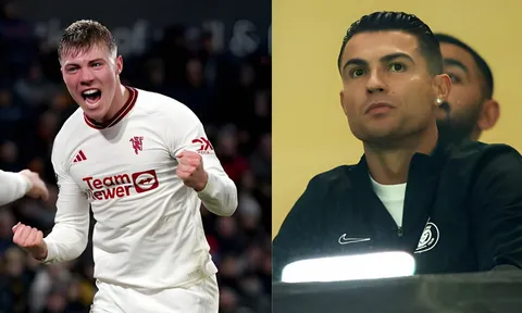 Hojlund chính thức cân bằng kỷ lục khủng của Ronaldo tại MU