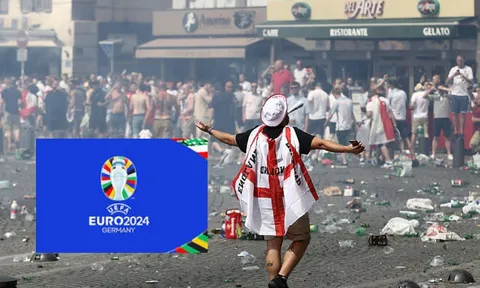 Hơn 1.600 côn đồ bóng đá Anh nhận phán quyết tại Euro 2024