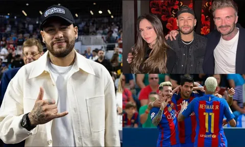 Gặp gỡ Neymar, David Beckham lên tiếng về khả năng tái hợp tam tấu MSN