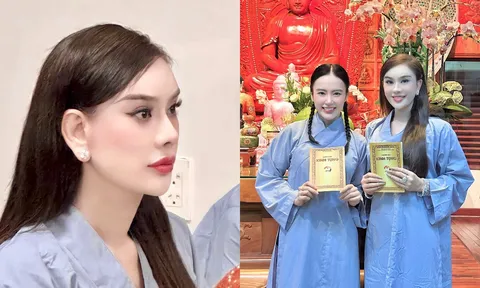 Lâm Khánh Chi lên chùa đi tu tập hậu ồn ào, nhan sắc mới là tâm điểm