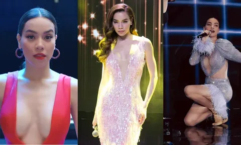 Hồ Ngọc Hà khoe body nuột nà với loạt váy xẻ sâu không nội y