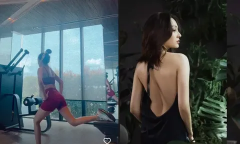 Bảo Anh khoe ảnh trong phòng tập, nỗ lực giữ dáng hậu nghi vấn âm thầm sinh con