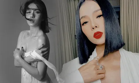 Lệ Quyên tiếp tục khiến CDM xuýt xoa khi diện váy hững hờ khoe vẻ đẹp mong manh