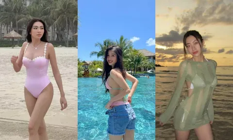 Loạt nàng hậu Thùy Tiên, Tiểu Vy, Lương Thùy Linh đua nhau khoe body chào hè