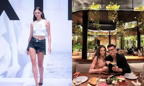 Vợ Tây Bùi Tiến Dũng trở lại sàn diễn sau 5 tháng sinh con, sắc vóc đáng ngưỡng mộ