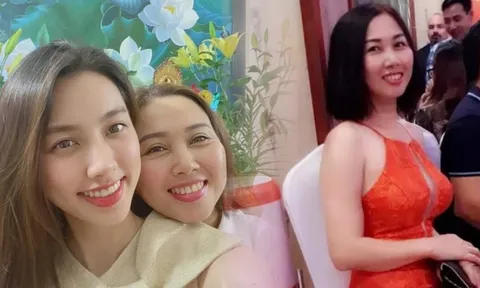 Nhan sắc mặn mà, đẹp hoàn hảo của mẹ Hoa hậu Thùy Tiên