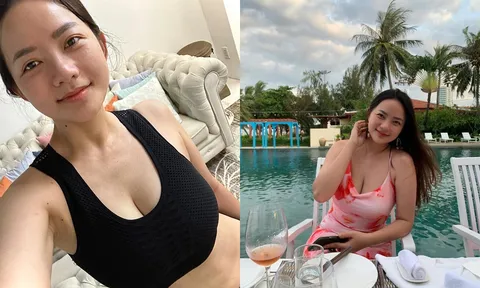 Giảm cân thành công, Phan Như Thảo tự tin diện đồ bơi, CDM hết lời khen
