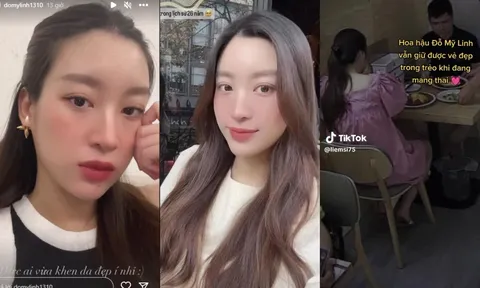 Đỗ Mỹ Linh zoom cận mặt khoe làn da đẹp không tì vết: Nhan sắc có nhiều thay đổi giữa tin đồn mang thai