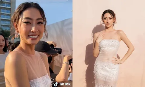 Ngơ ngác trước nhan sắc thật của Lương Thùy Linh khi lọt ống kính 'team qua đường'