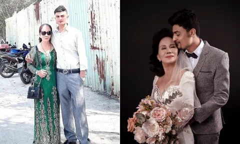 'Cô dâu 65 tuổi' và 'chú rể 24 tuổi' tung ảnh tình tứ bên nhau, nhan sắc gây chú ý sau 3 năm cưới
