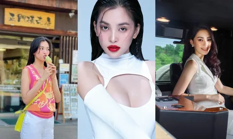 Hoa hậu Tiểu Vy xuất hiện với thần thái gây chú ý hậu tin đồn hẹn hò 'Vua cà phê'