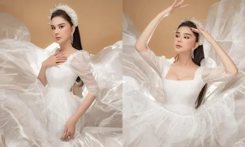 Lâm Khánh Chi hóa cô dâu xinh đẹp sau gần 2 năm ly hôn chồng