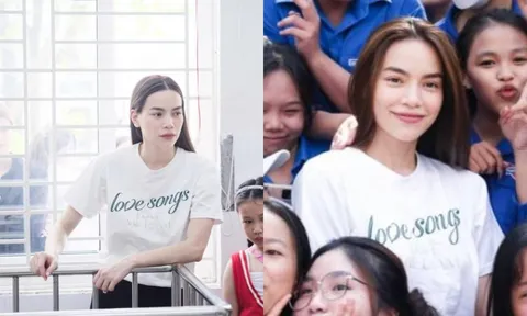 Hồ Ngọc Hà gây chú ý khi để mặt mộc đi từ thiện, nhan sắc xứng danh mỹ nhân showbiz