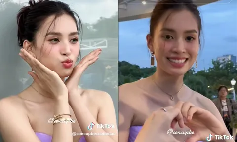 Zoom cận mặt Hoa hậu Tiểu Vy qua camera thường, nhan sắc bất bại trong làng hậu