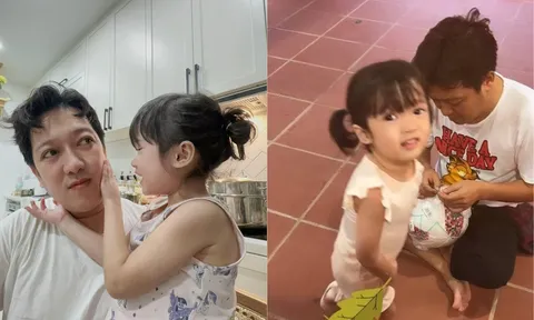 Nhã Phương khoe khoảnh khắc dễ thương của con gái bên Trường Giang