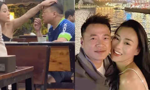 Clip Phương Oanh liên tục chăm chút, âu yếm Shark Bình tại quán ăn: Tình yêu ngày càng mặn nồng