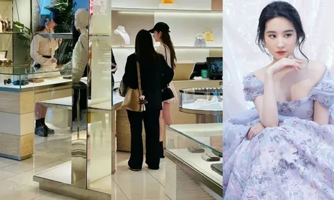 Lưu Diệc Phi lọt ống kính 'team qua đường', nhan sắc thật bị phơi bày