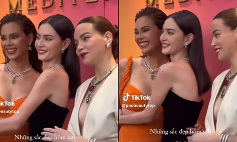 Phản ứng tinh tế của Hồ Ngọc Hà khi gặp tình huống khó xử với đồng nghiệp tại sự kiện