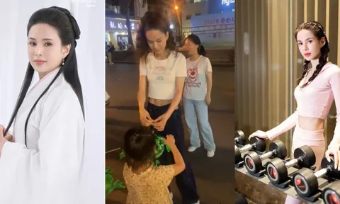 Nhan sắc đáng ngưỡng mộ của 'Tiểu Long Nữ' Lý Nhược Đồng ở tuổi 56 qua ảnh chụp lén