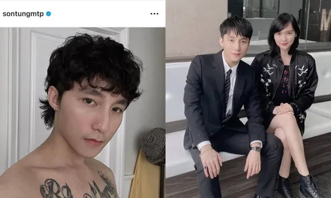 Sơn Tùng thay đổi diện mạo khiến fan khó nhận ra, phản ứng của Hải Tú gây chú ý