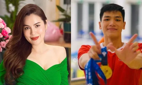 'Thần đồng bơi lội' Kim Sơn cao tay đáp trả màn livestream căng đét của Hoa hậu Phương Lê
