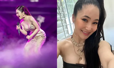 Hương Tràm gặp sự cố trang phục