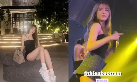 Thiều Bảo Trâm khoe chân dài thẳng tắp với mốt quần siêu ngắn