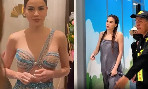 Bận rộn, Hồ Ngọc Hà diện nguyên váy ngủ mỏng tanh chạy show, CDM khó rời mắt