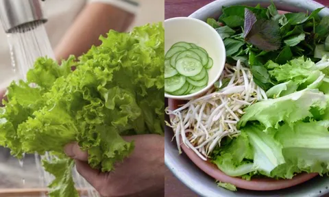 9 trên 10 chị em sai lầm khi ngâm rau sống với nước muối, lợi bất cập hại