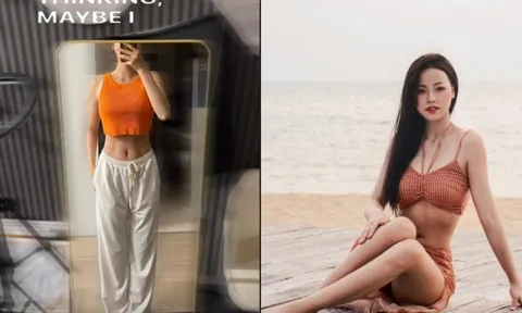 Á hậu Đào Hiền diện áo croptop khoe vòng eo 'thắt đáy lưng ong'