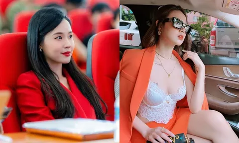 Midu lên đồ chuẩn nữ giảng viên thanh lịch, đẹp phát sáng