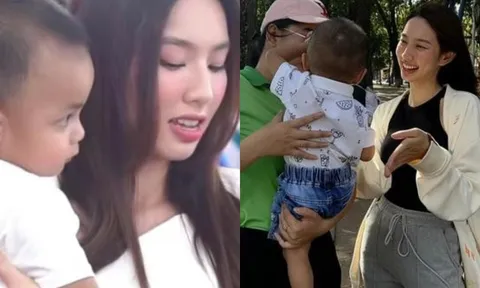 Hoa hậu Thùy Tiên khoe 'con trai' kháu khỉnh và việc làm ý nghĩa