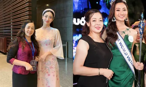 Hoa hậu Lương Thùy Linh hiếm hoi cho mẹ ruột lên sóng, thần thái chuẩn người phụ nữ quyền lực