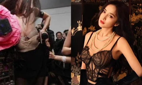 Dương Mịch ứng xử cao tay khi bị fan kéo váy