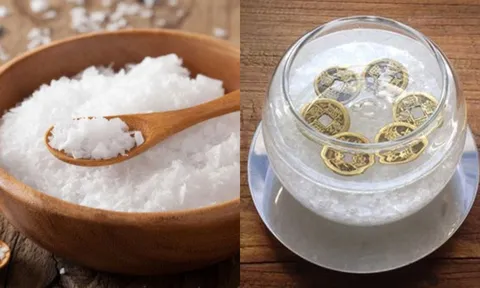 Để muối ở vị trí này trong nhà giúp gia chủ cả năm gặp may mắn, hút tài lộc