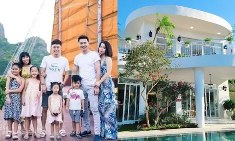 Vợ chồng Mạnh Trường hội ngộ gia đình Hồng Đăng, cơ ngơi hoành tráng gây chú ý