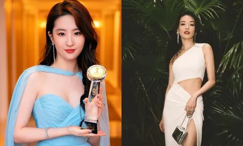 Hiếm hoi đứng chung khung hình, Lưu Diệc Phi và Thư Kỳ ai đẹp hơn ai?