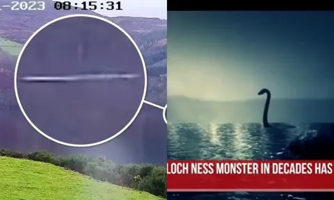 Kinh ngạc: Thợ săn quái vật hồ Loch Ness bắt được khoảnh khắc sinh vật lạ phóng đi 'như ngư lôi'
