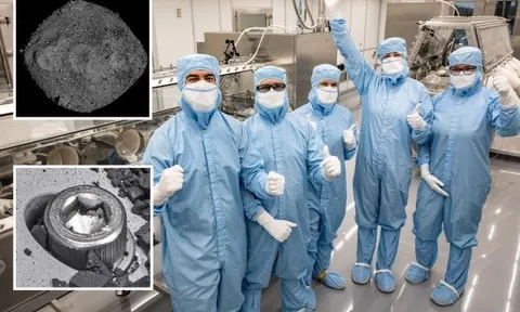 Nasa cuối cùng mở nắp thành công 'kho báu' bí ẩn từ tiểu hành tinh đầu tiên trong lịch sử 