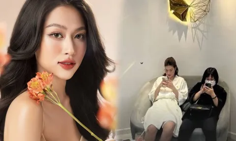 Hoa hậu Thiên Ân rò rỉ hình ảnh đi thẩm mỹ làm dấy lên nghi vấn trùng tu nhan sắc