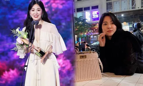 Song Hye Kyo vừa náo loạn với nhan sắc cực phẩm ở sự kiện nay tiếp tục lộ 'mặt thật' ở tuổi 41