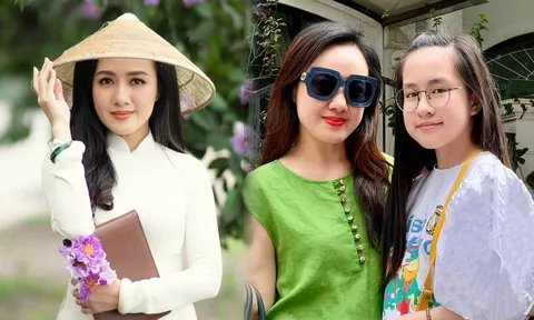 BTV Hoài Anh hiếm hoi khoe con gái, diện mạo như 'bản sao' của mẹ