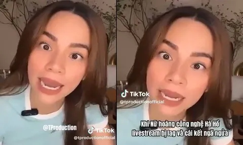 Video: Hồ Ngọc Hà tấu hài cực mạnh khi gặp sự cố lúc livestream