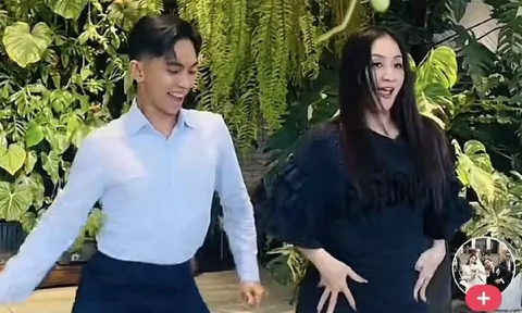 Video: Bầu sắp 'vượt mặt', Khánh Thi vẫn tự tin cùng Phan Hiển nhảy cực 'sung'